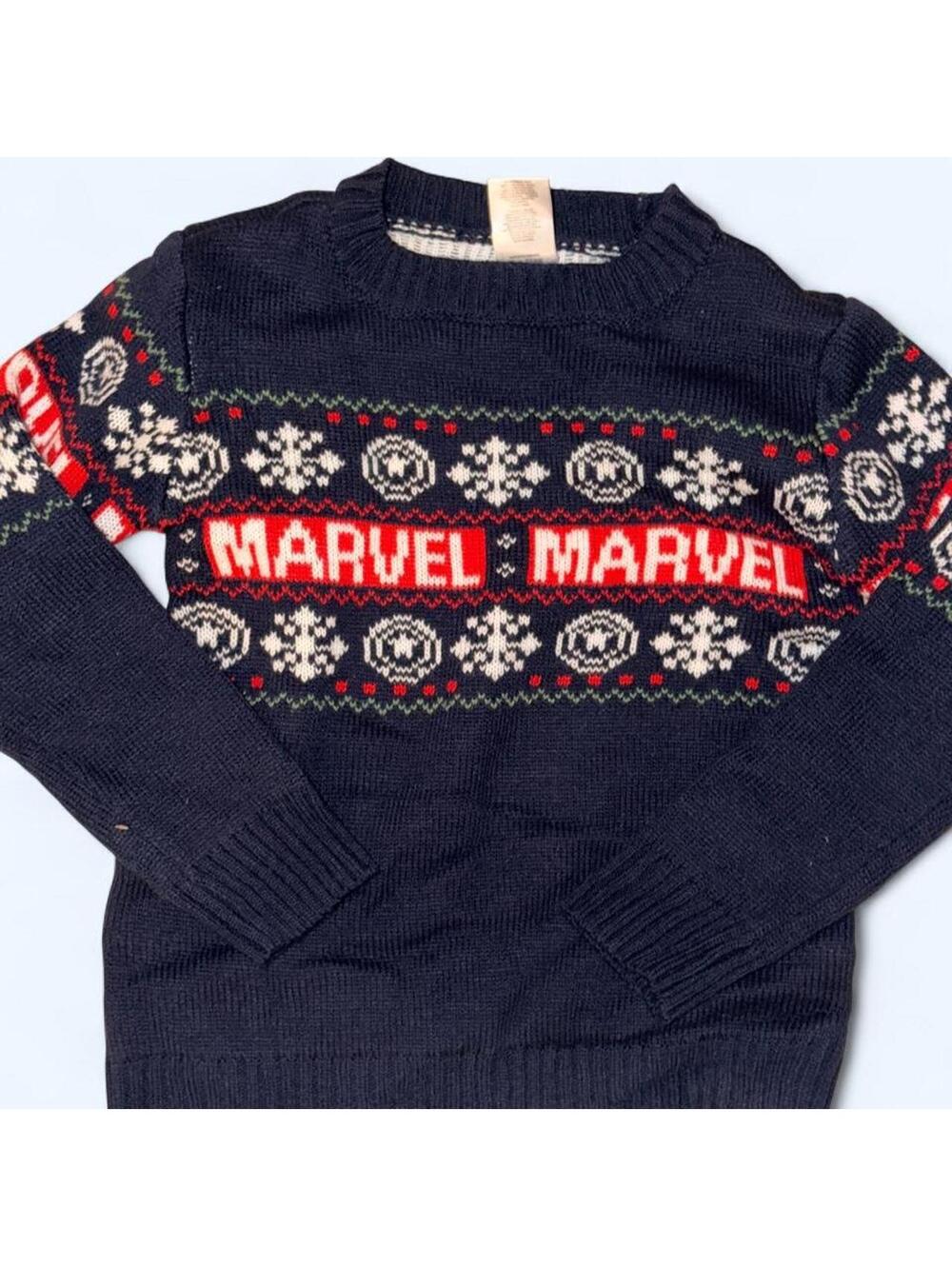 Marvel Kid's Navy and Blue Jumper